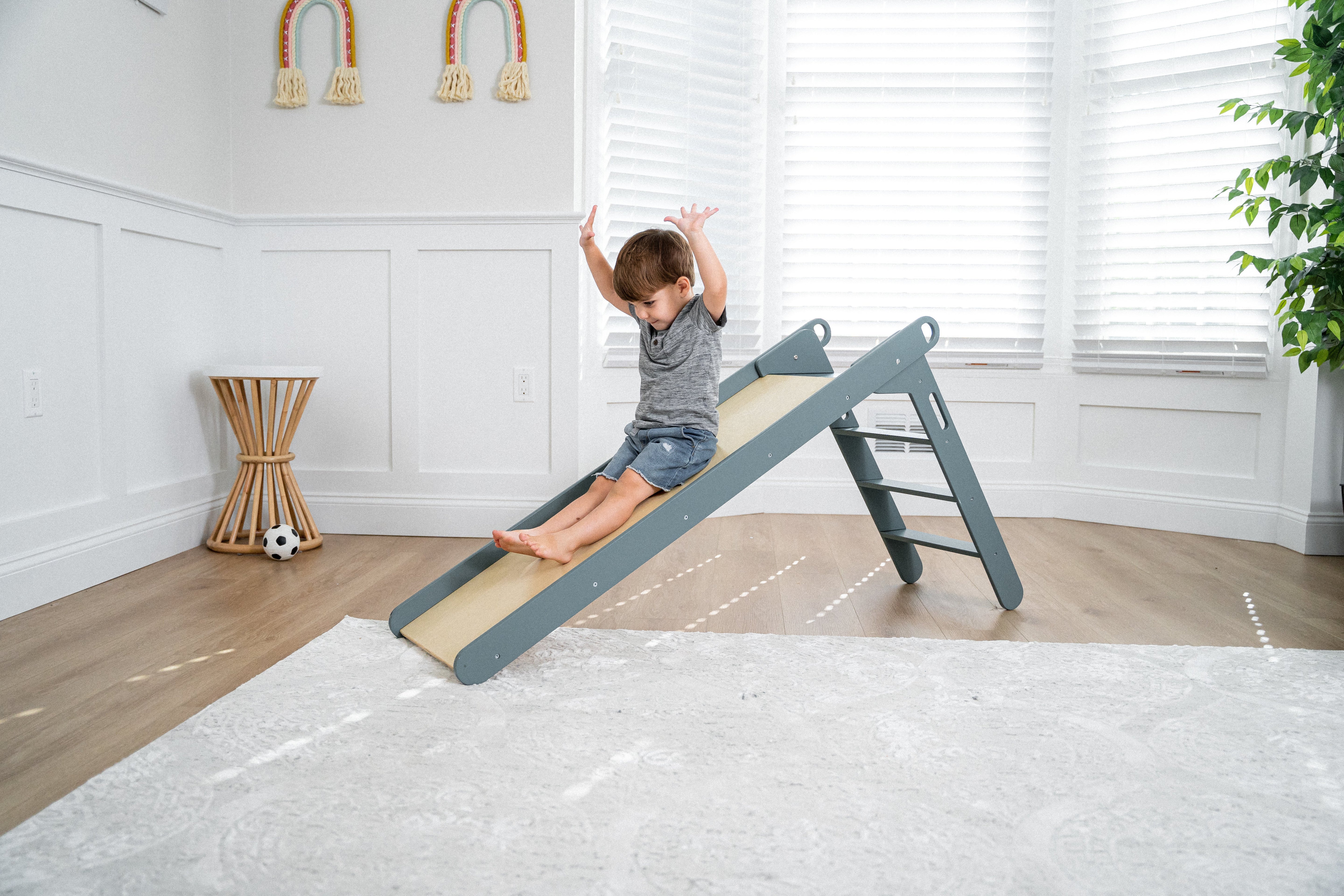 Holland- Wooden Folding Slide Indoor Avenlur.com