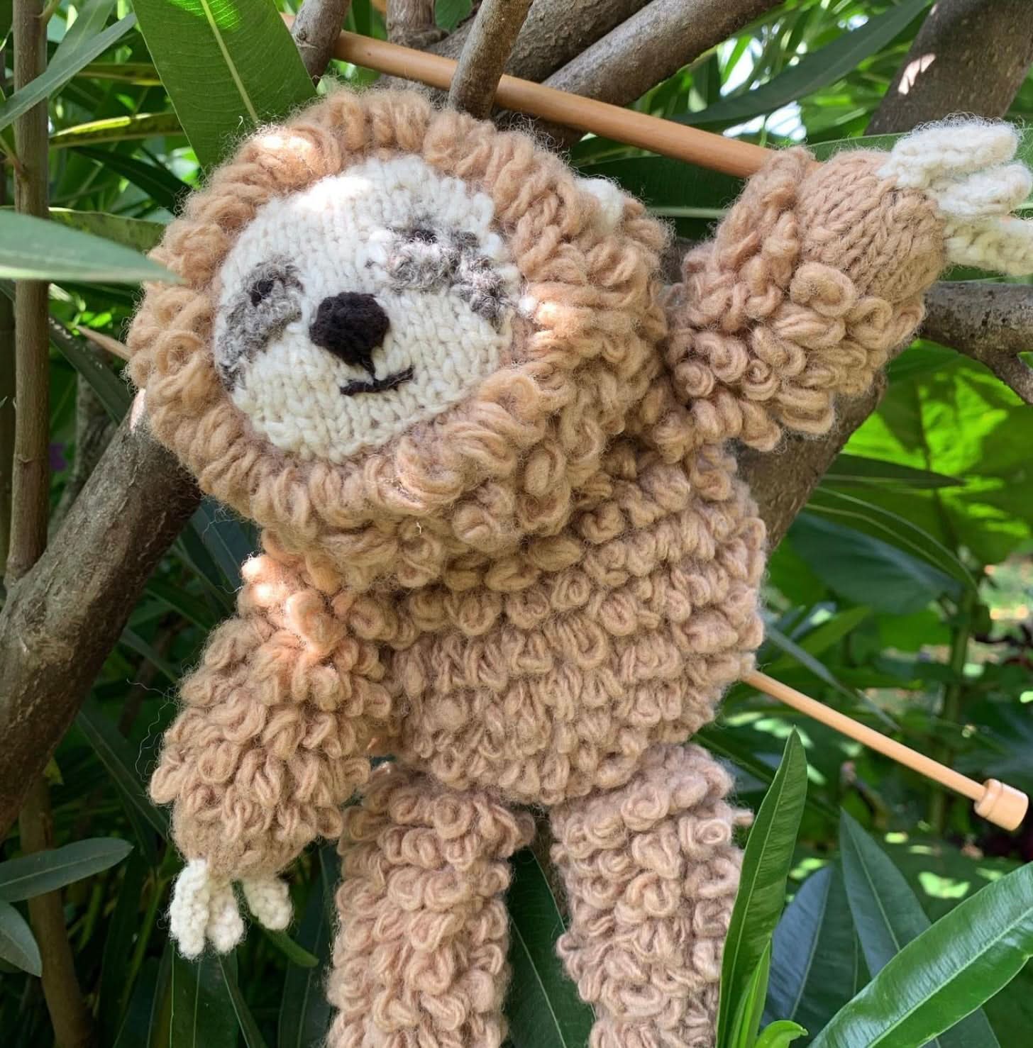 Wool Knit Buddy | Sam the Sloth