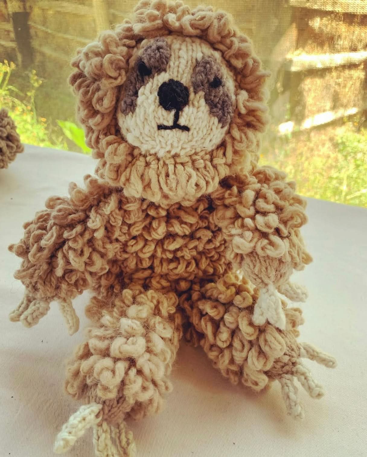 Wool Knit Buddy | Sam the Sloth