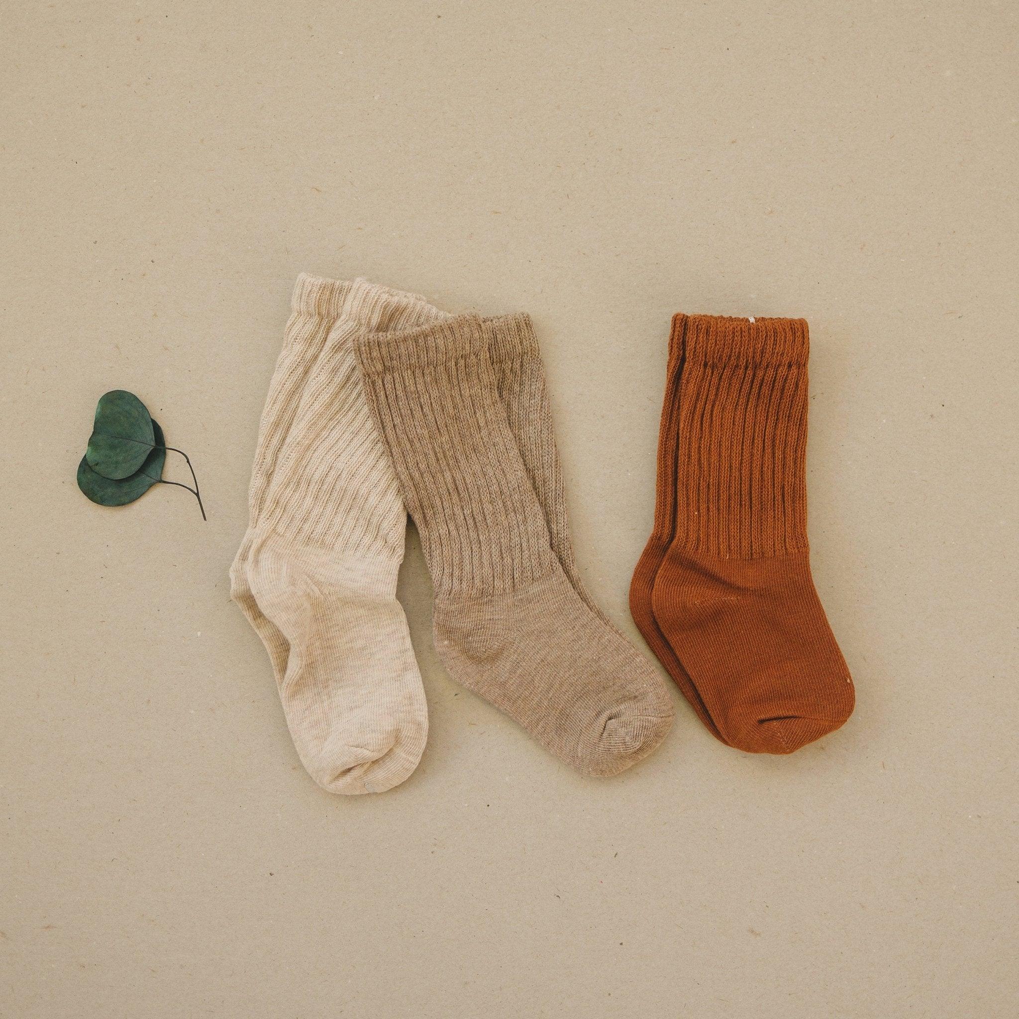 Slouchy Baby & Toddler Socks Mustard Yellow