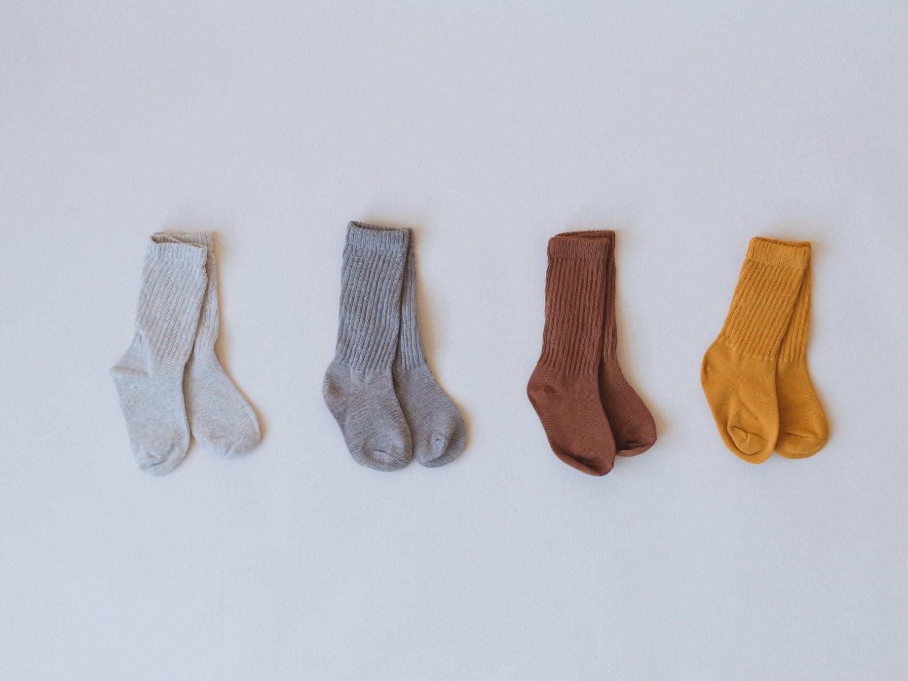 Slouchy Baby & Toddler Socks Mustard Yellow