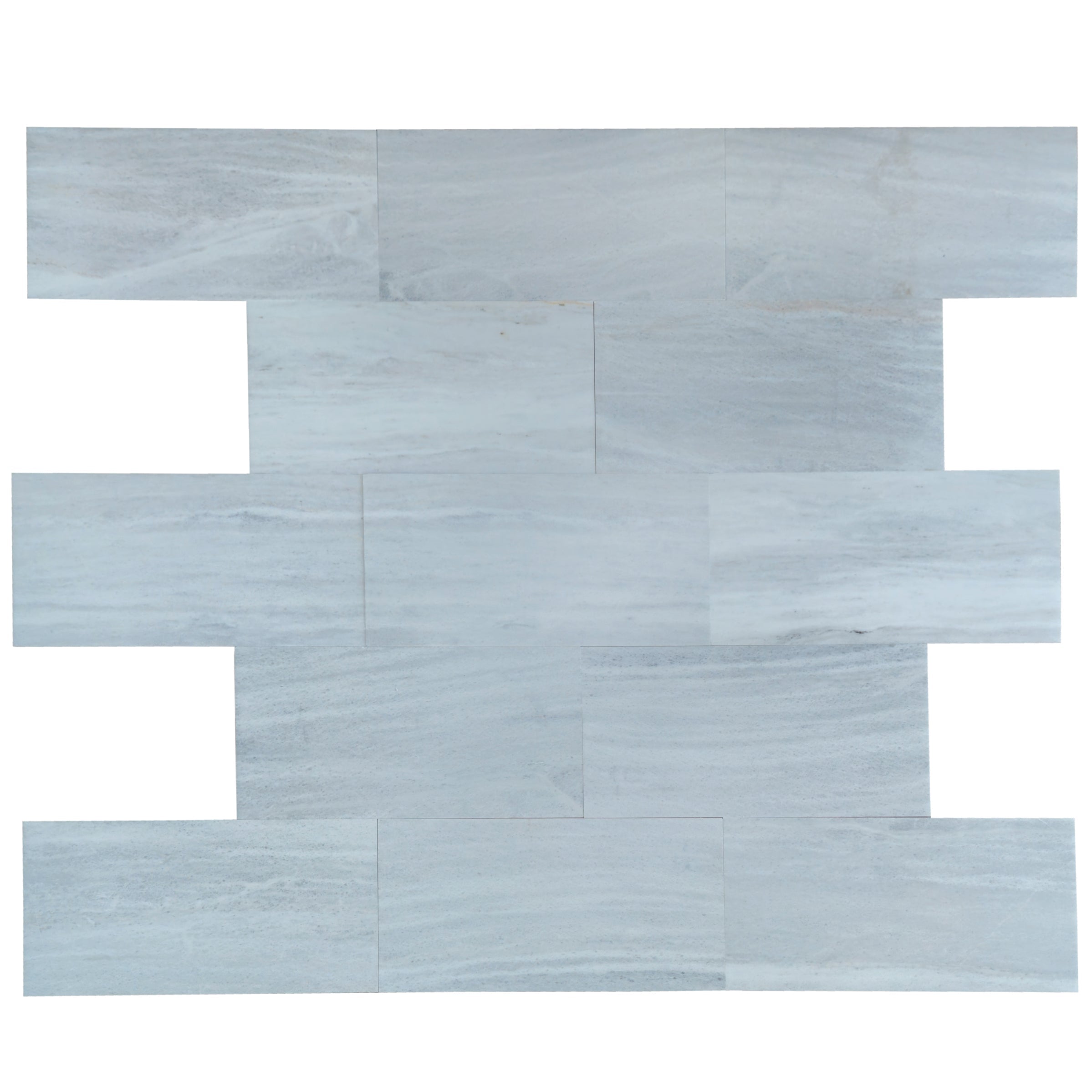 Solto White Marble Tiles Polished Floor and Wall Tile - Belair Collection