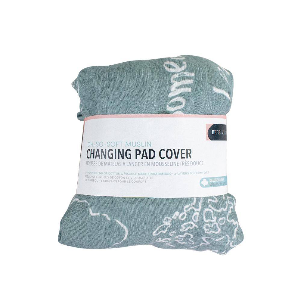 Someday Oh So Soft Muslin Changing Pad Cover Changing Pad Cover Bebe au Lait