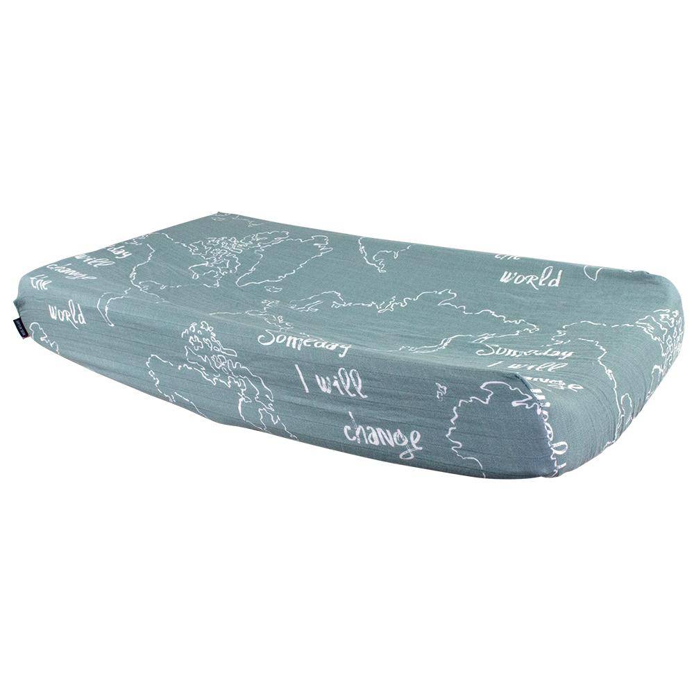 Someday Oh So Soft Muslin Changing Pad Cover Changing Pad Cover Bebe au Lait