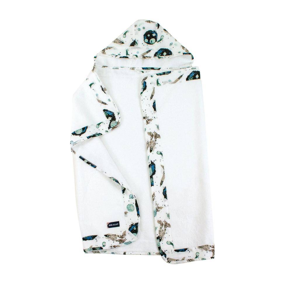 Space Baby Hooded Towel Hooded Baby Towel Bebe au Lait
