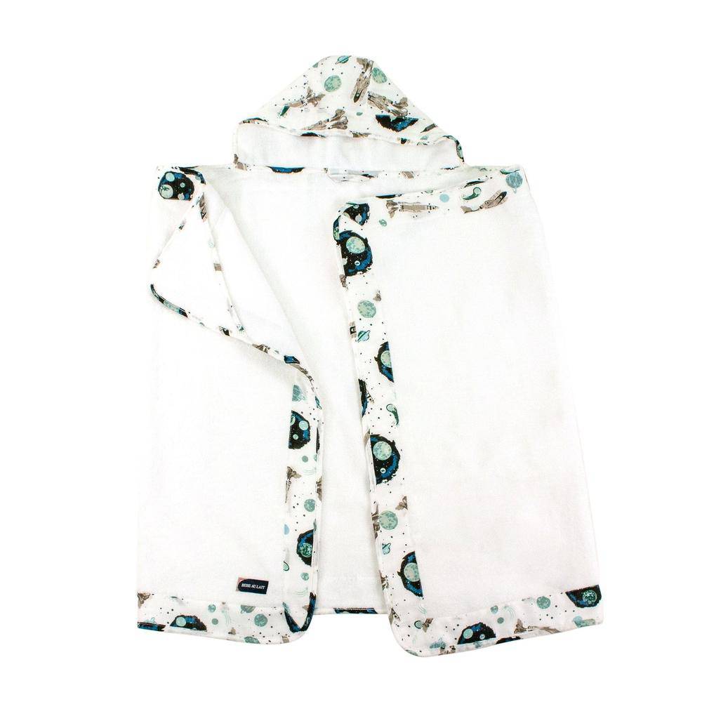Space Toddler Hooded Towel Hooded Toddler Towel Bebe au Lait