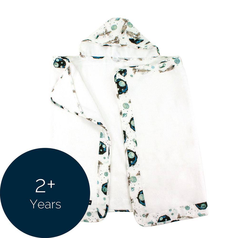 Space Toddler Hooded Towel Hooded Toddler Towel Bebe au Lait