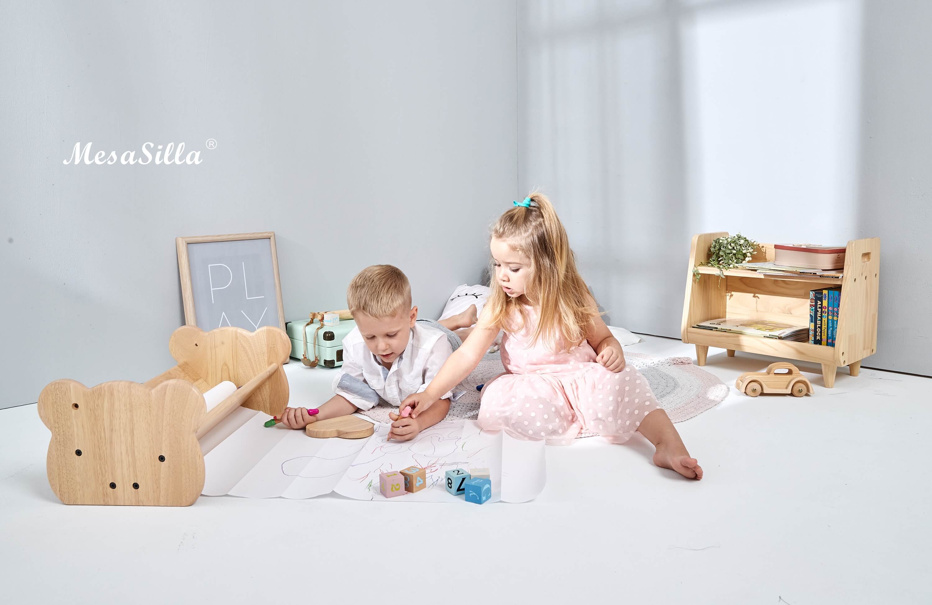 Calla Toddler Book Caddy with Detachable Divider - Innovative Storage Solution MesaSilla USA