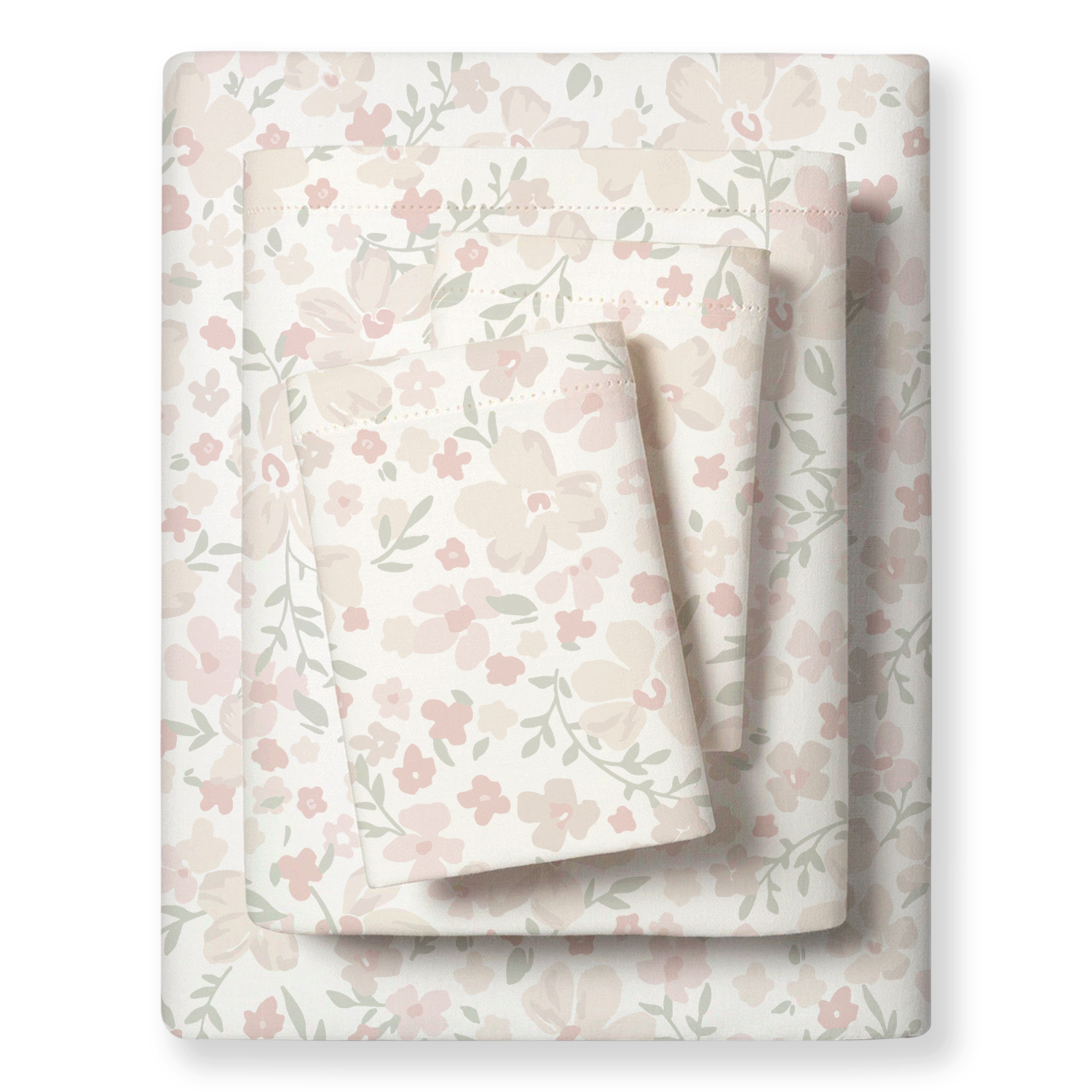 Organic Cotton Sheet Set - Blossom Sheet Set Makemake Organics