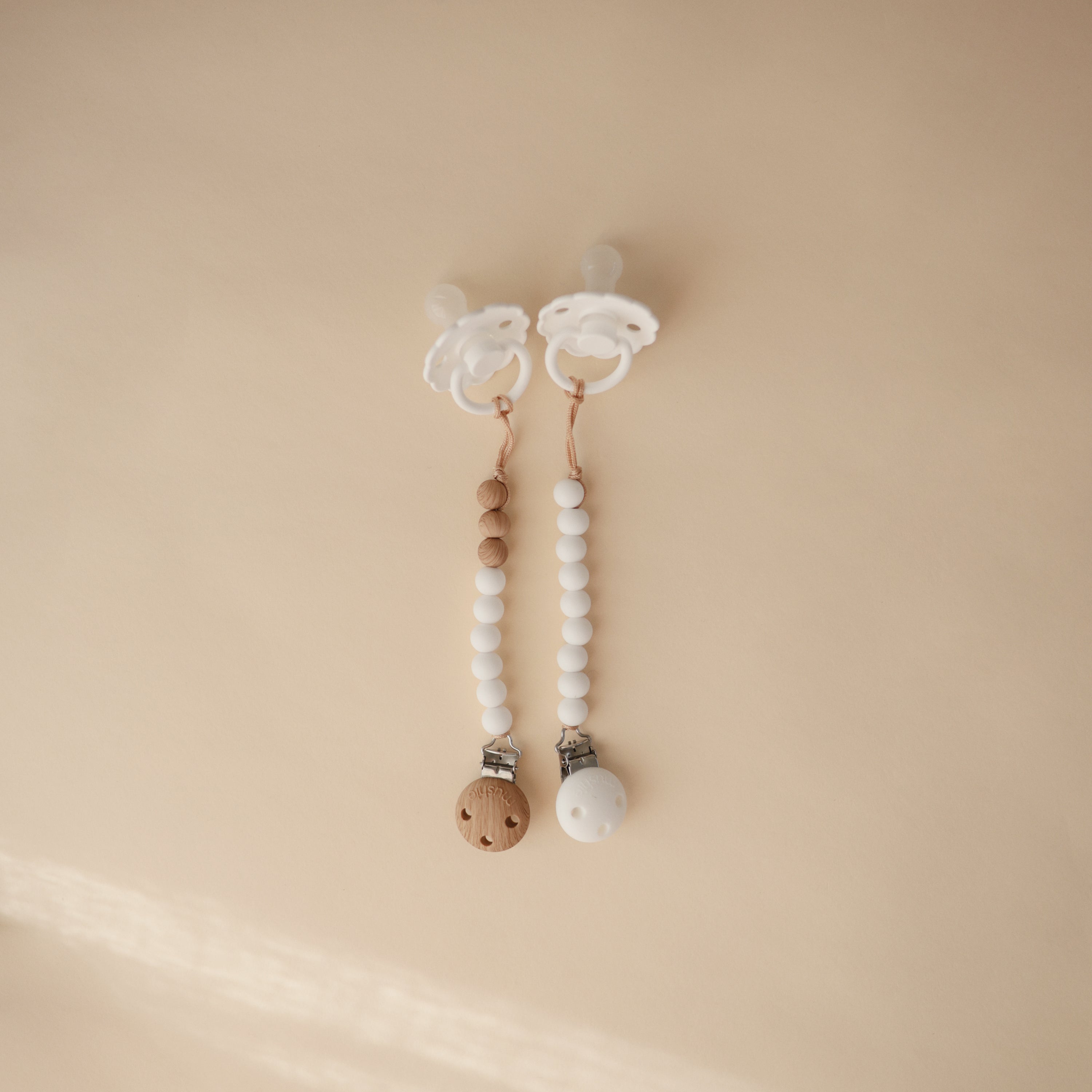 Silicone Pacifier Clip | Eva Pacifier Clip Mushie