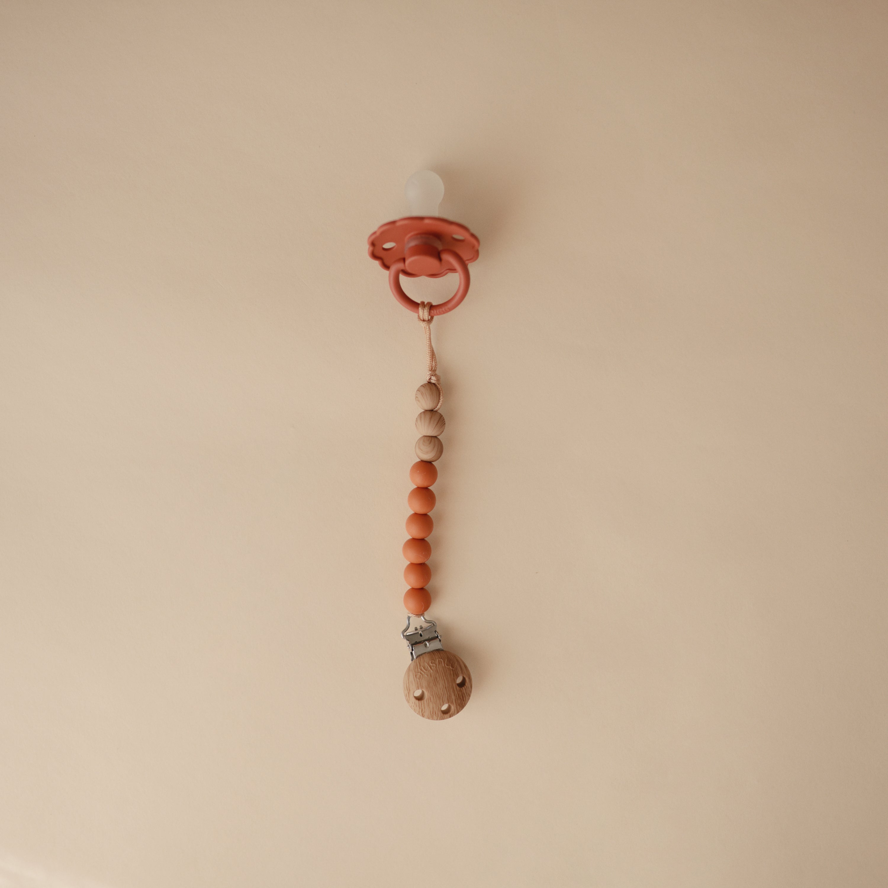 Silicone Pacifier Clip | Eva Pacifier Clip Mushie