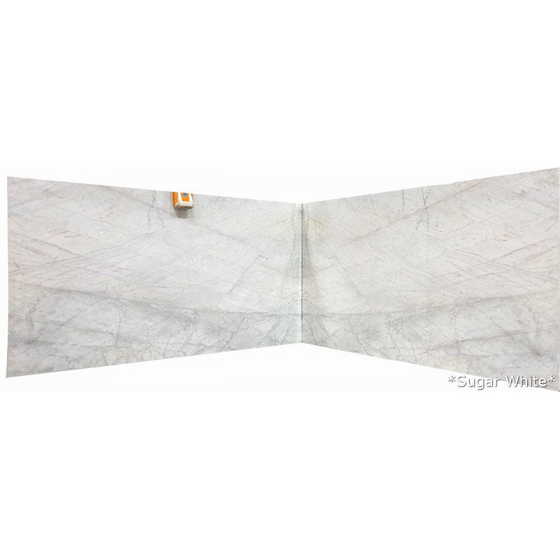 Sugar White Bookmatching Marble Slabs Polished - Livfloors Collection