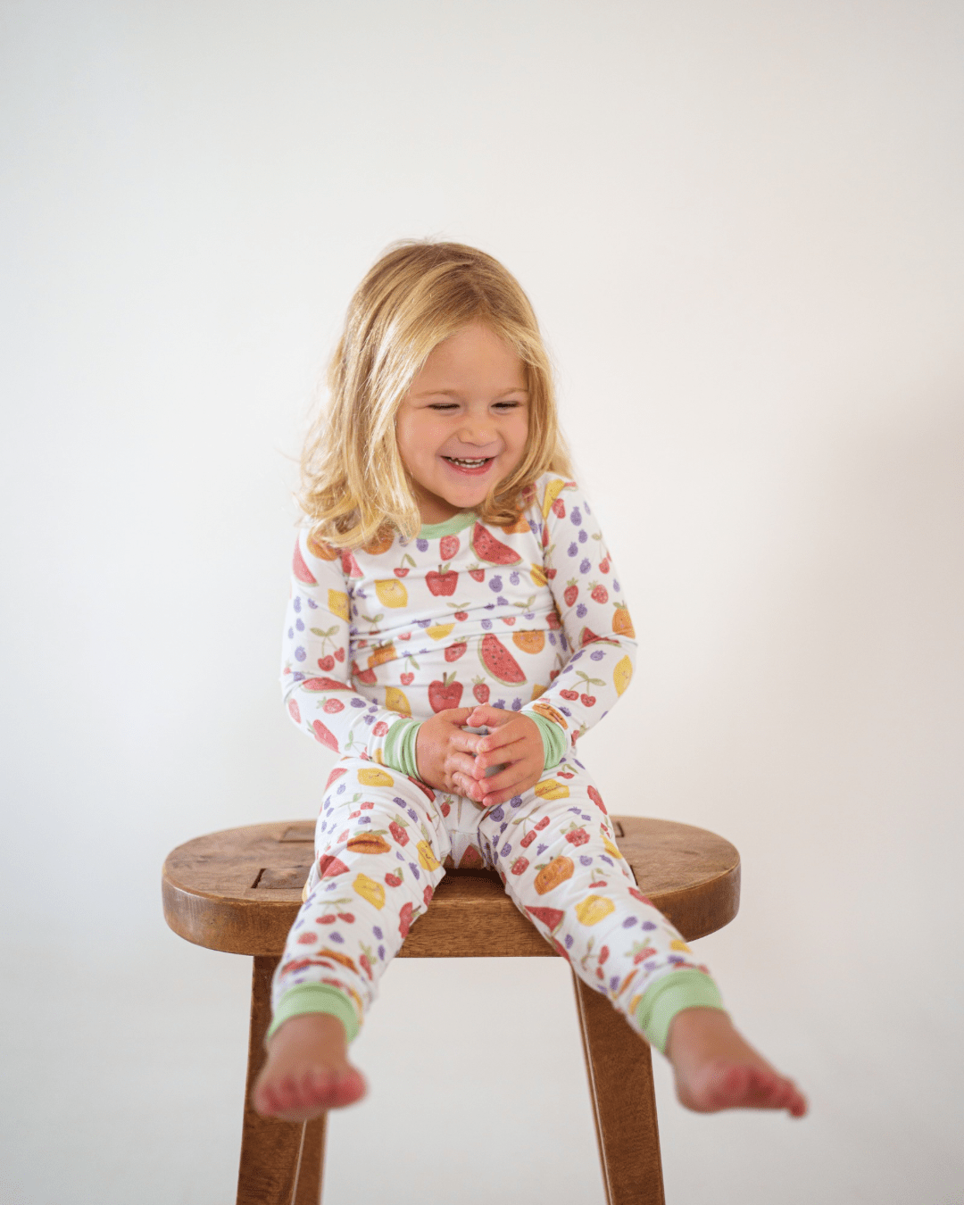Summertime Fruits Bamboo Pajamas