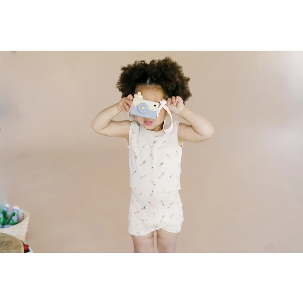 Beige Pocket Playsuit for the Ultimate Summer Vibe in Super Soft Cotton