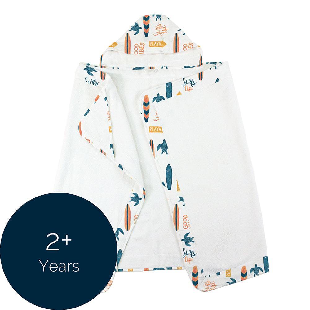Surf Toddler Hooded Towel Hooded Toddler Towel Bebe au Lait