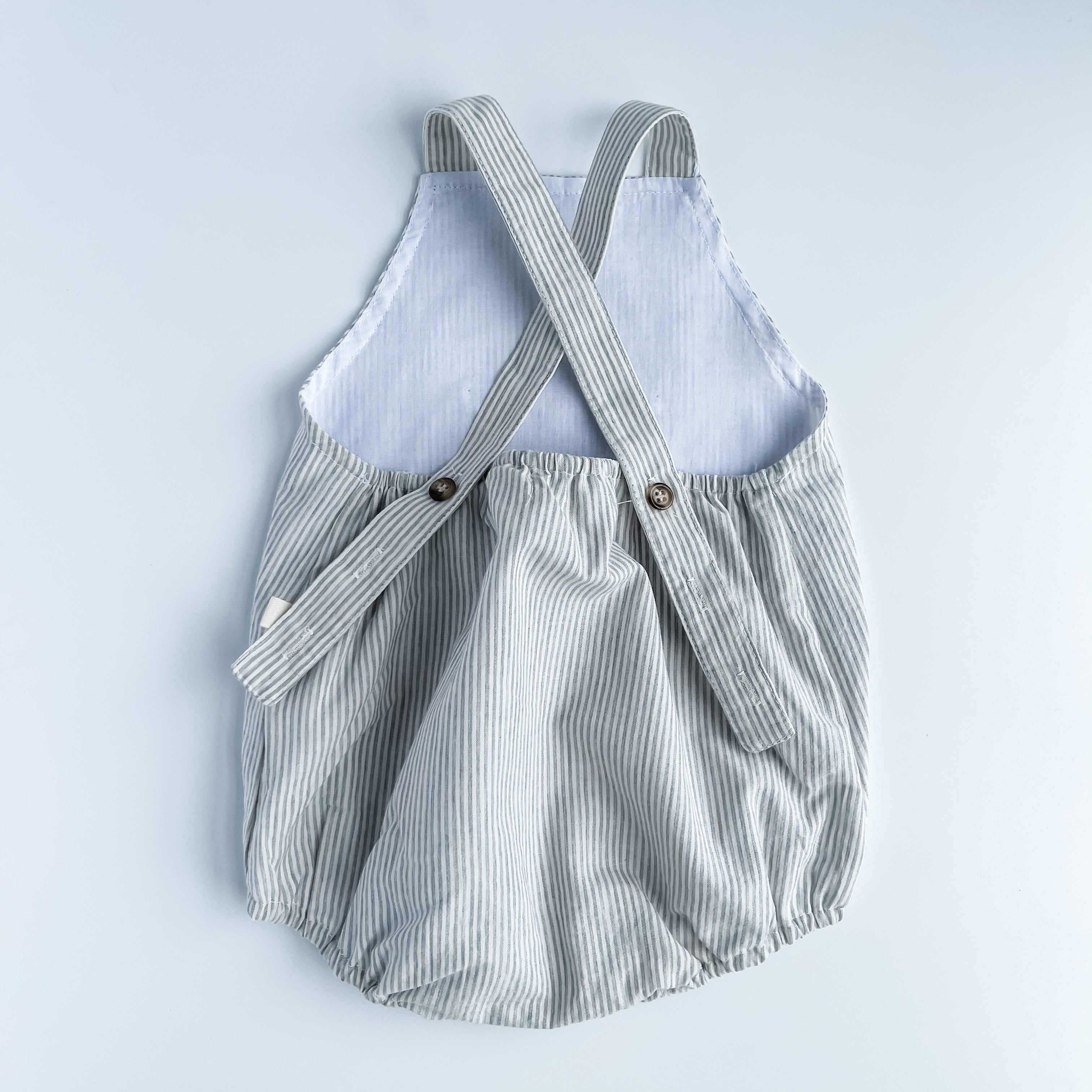Cross Back Bubble - Grey Stripe