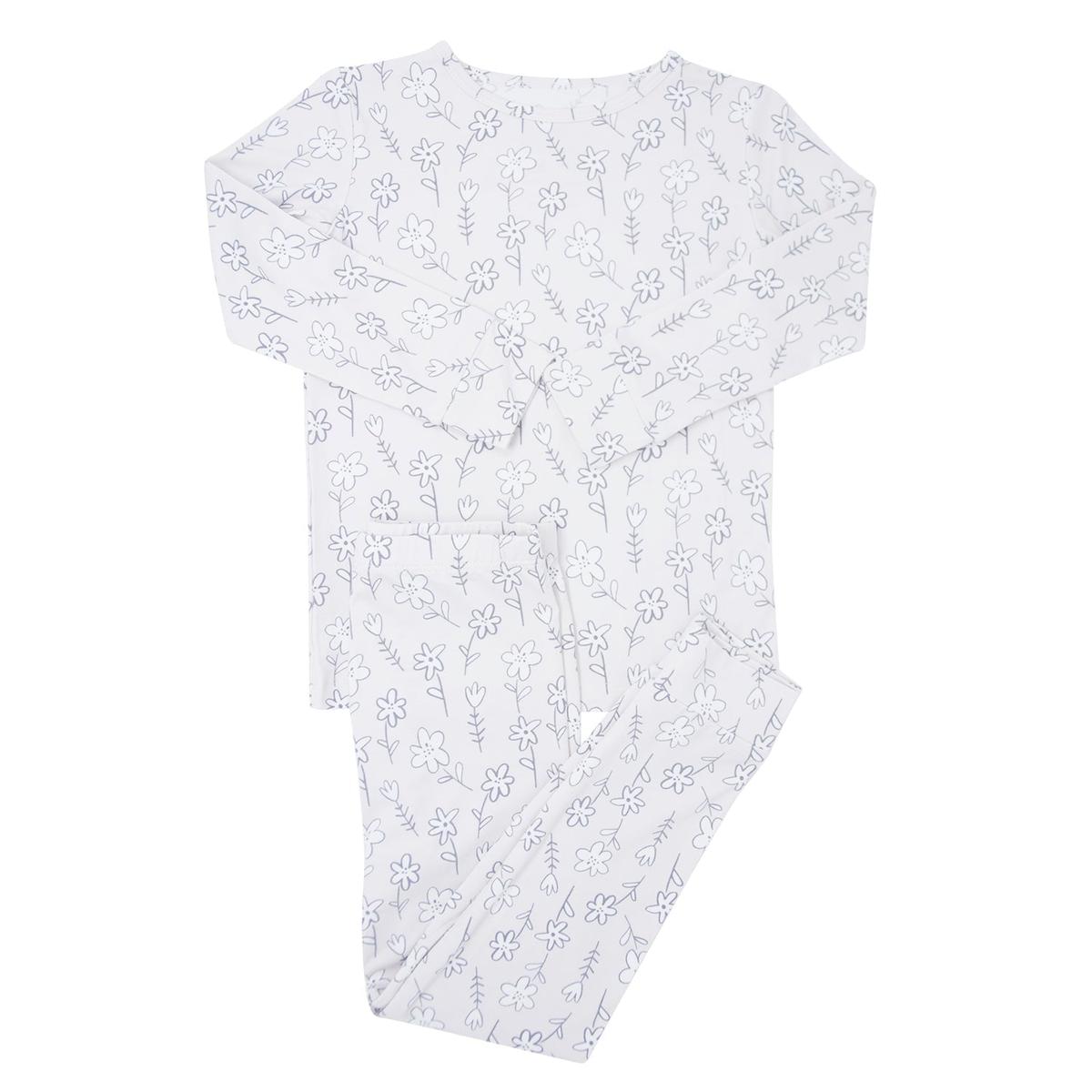 Big Kid Pajama - Grey Doodle