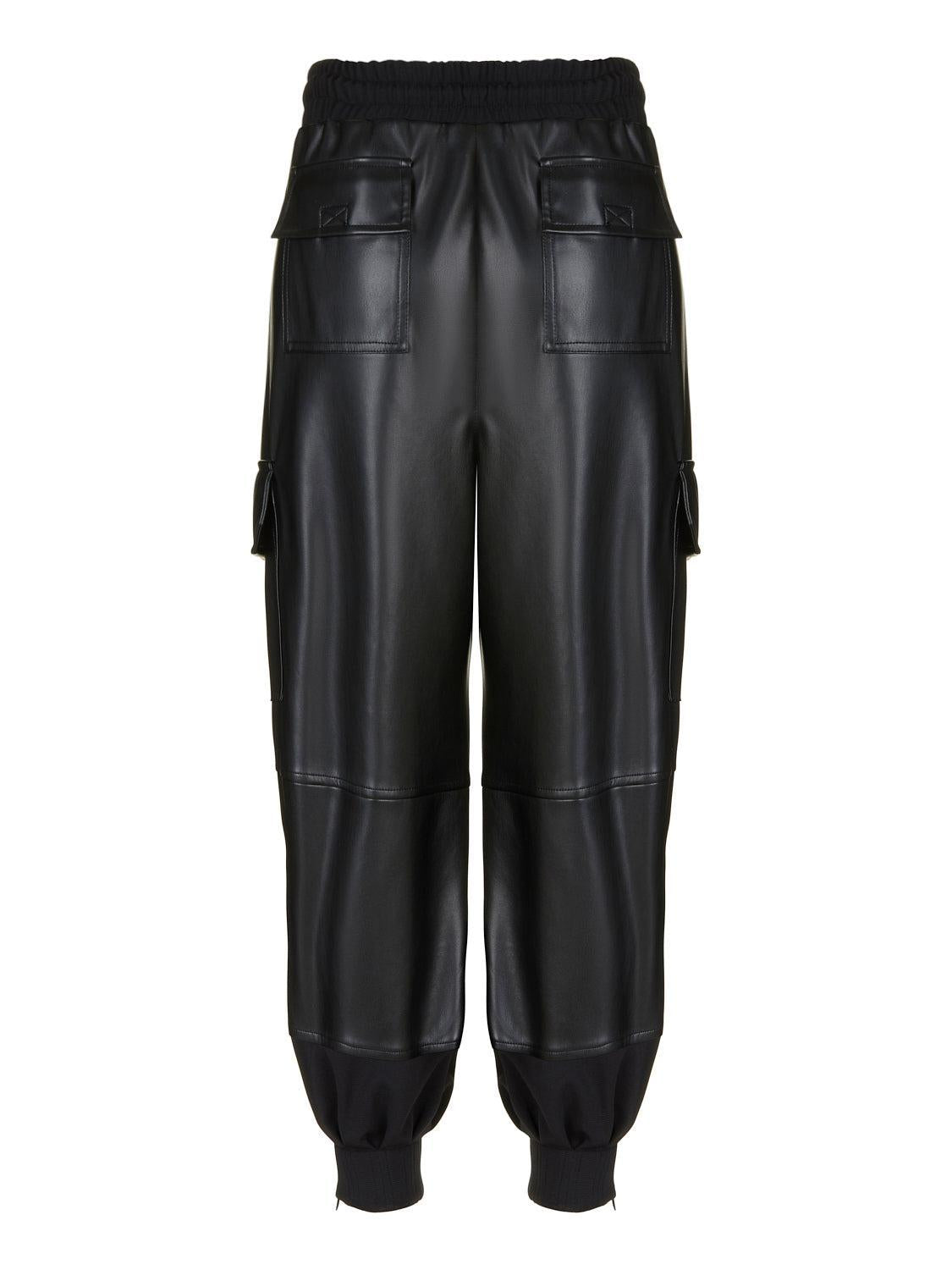Knitted Jogging Pants - Black