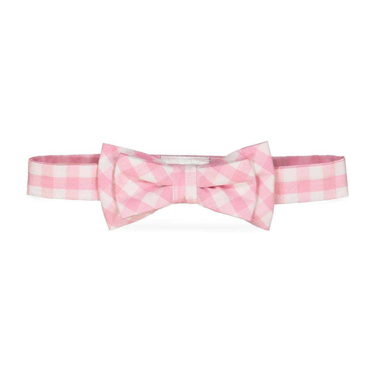 Classic Bow Tie - Pink Gingham