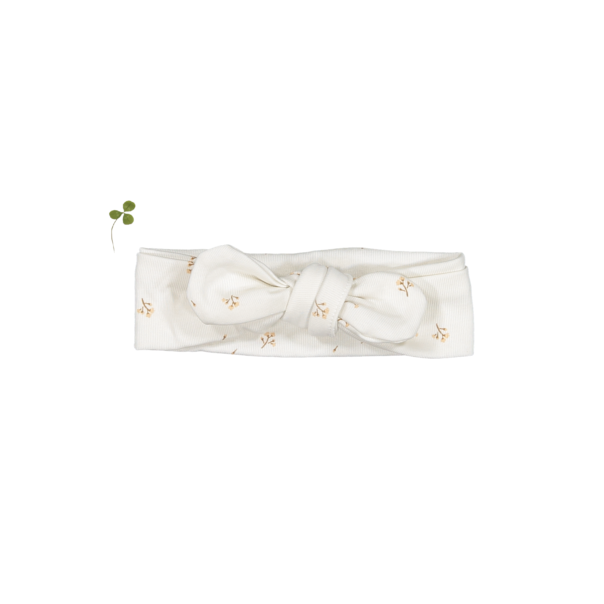 The Printed Headband - Tan Blossom Headband Lovely Littles