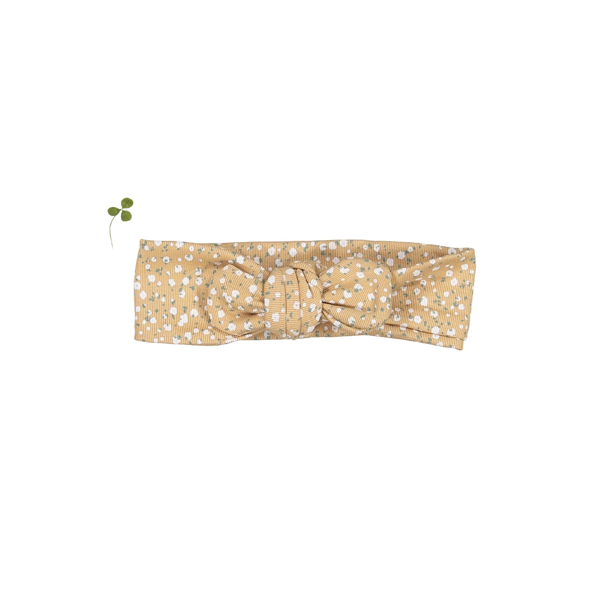 The Printed Headband - Tan Bud Headband Lovely Littles