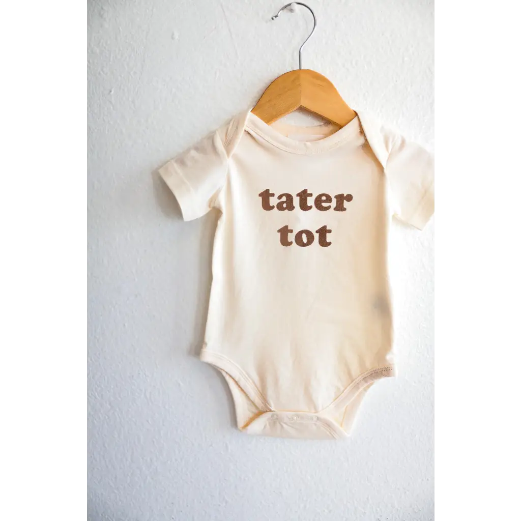 Tater Tot Organic Cotton Baby Onesie
