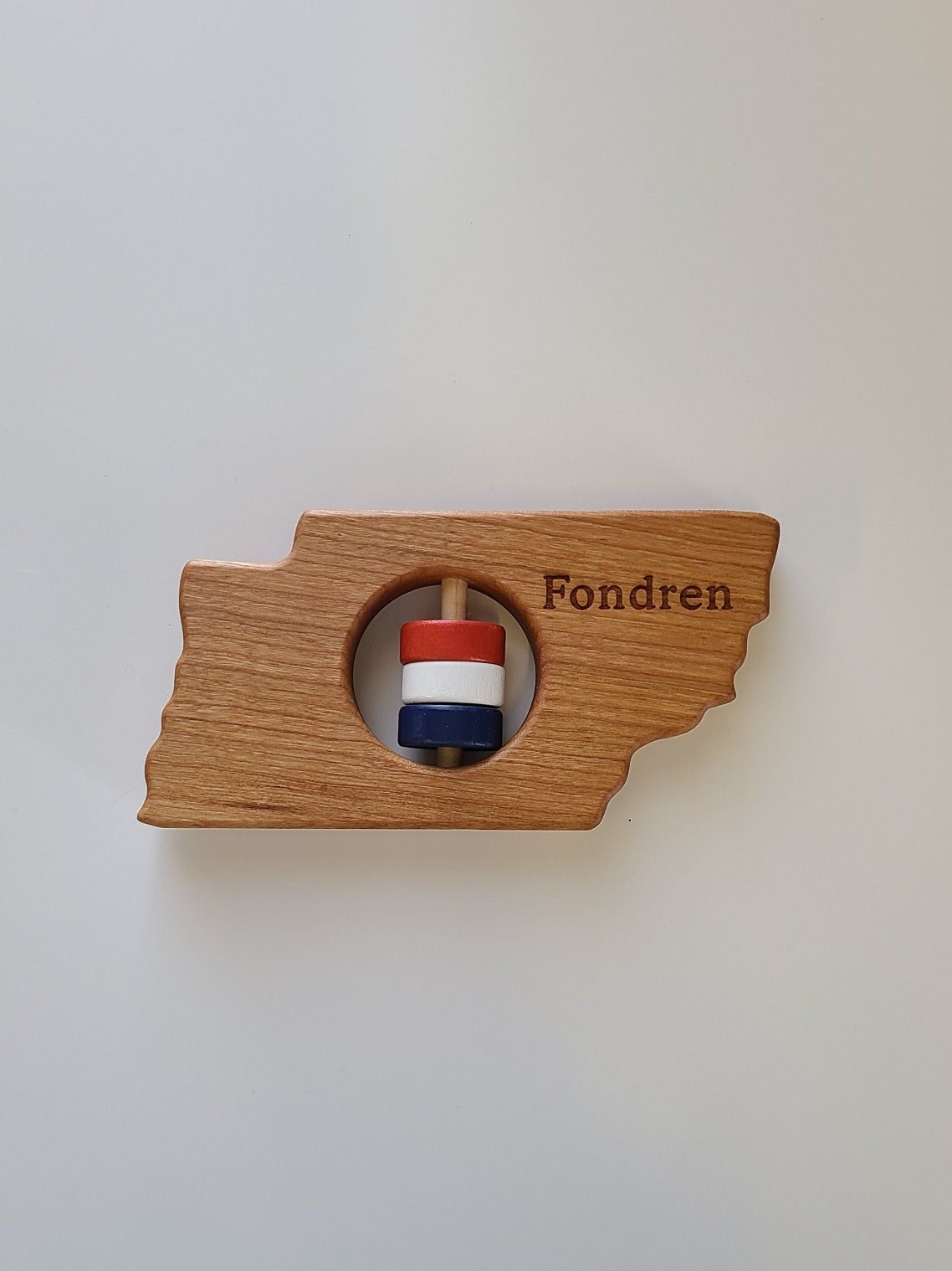 Tennessee State Wooden Rattle™ State Rattle Bannor Toys
