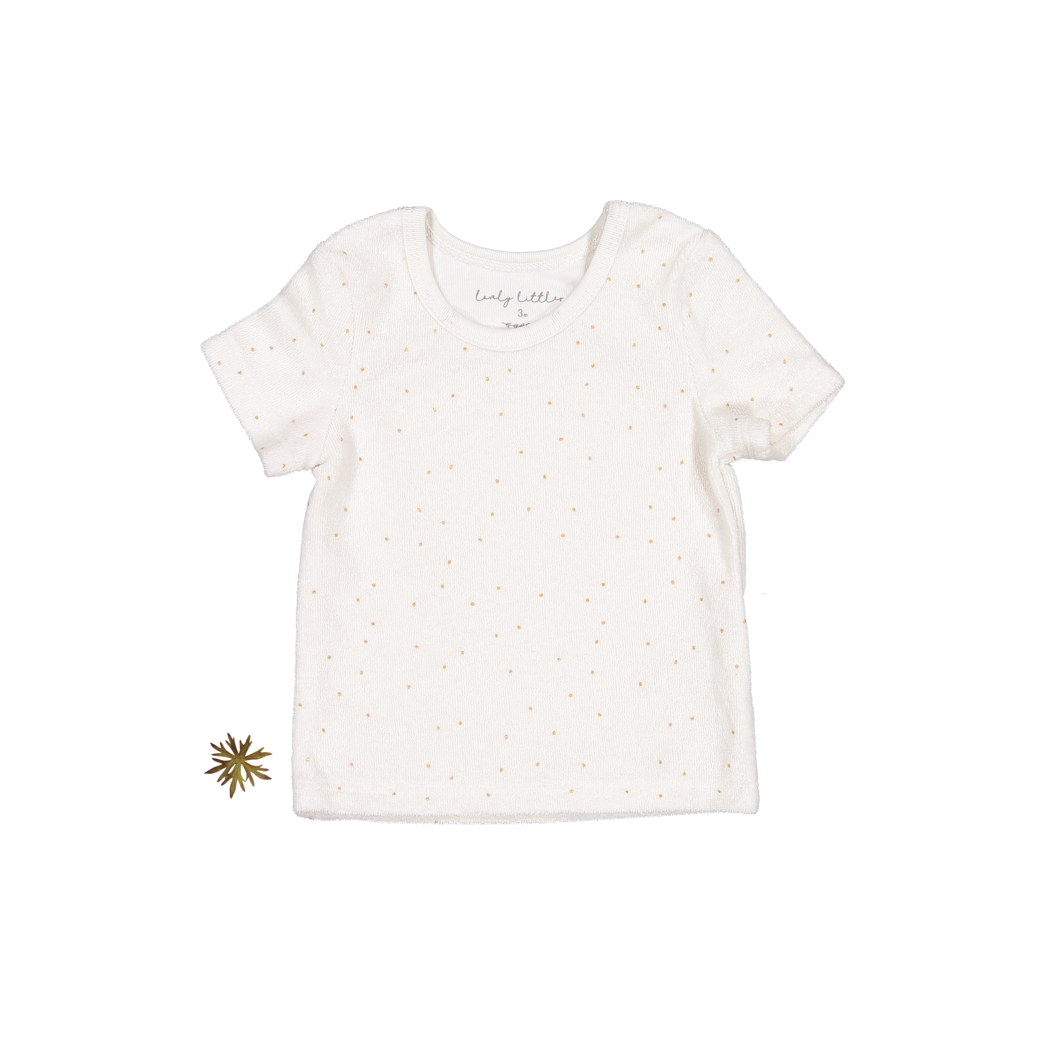 The Terry Tee - Pearl Dot Short Sleeve Tee Lovely Littles