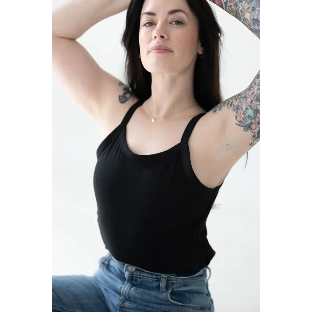 Mom Tank in Jet Black