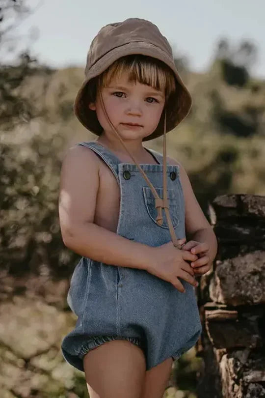 The Stone Romper - Light denim