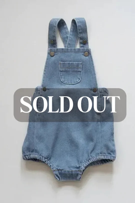 The Stone Romper - Light denim