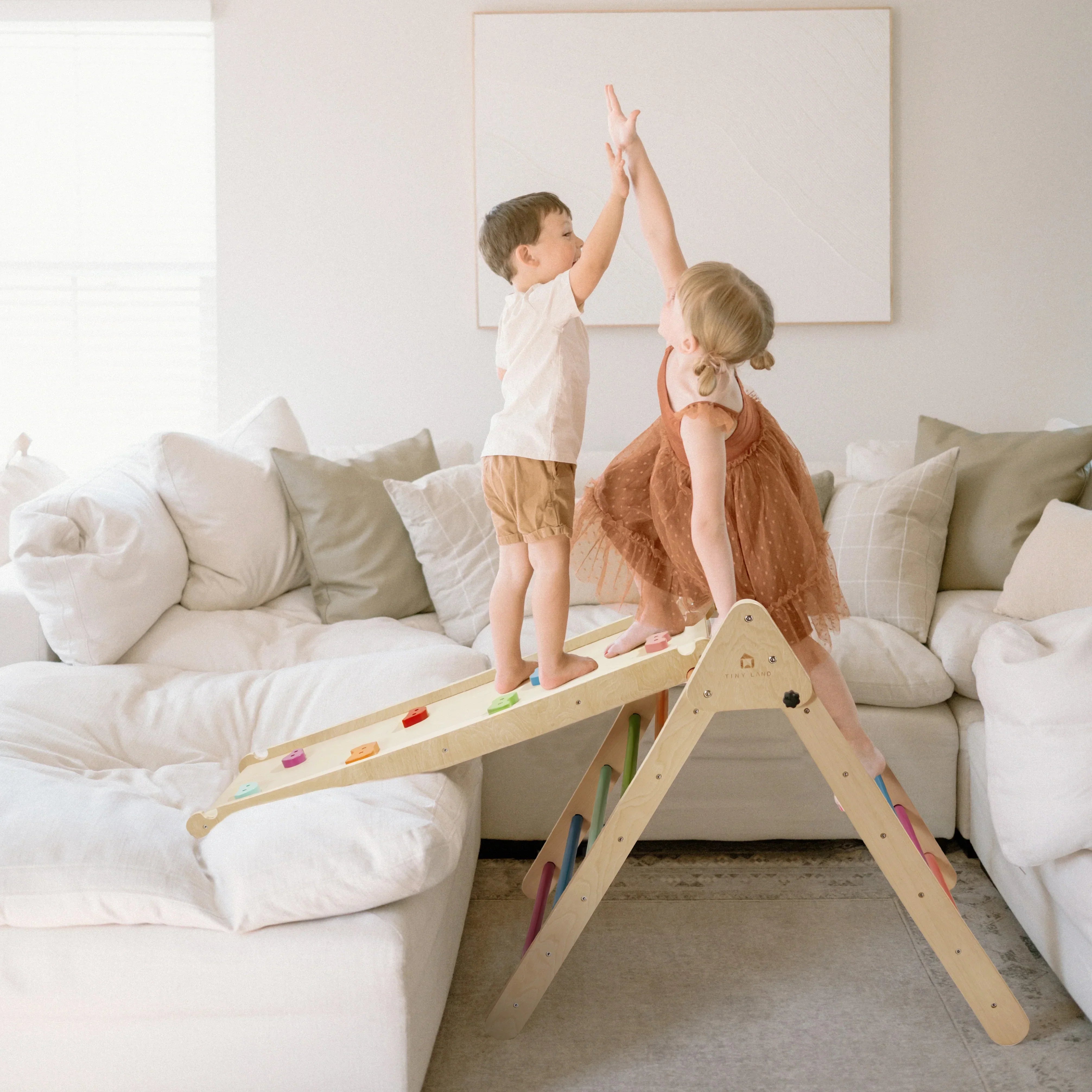 Tiny Land® 5-in-1 Rainbow climbing set climbing set Tiny Land