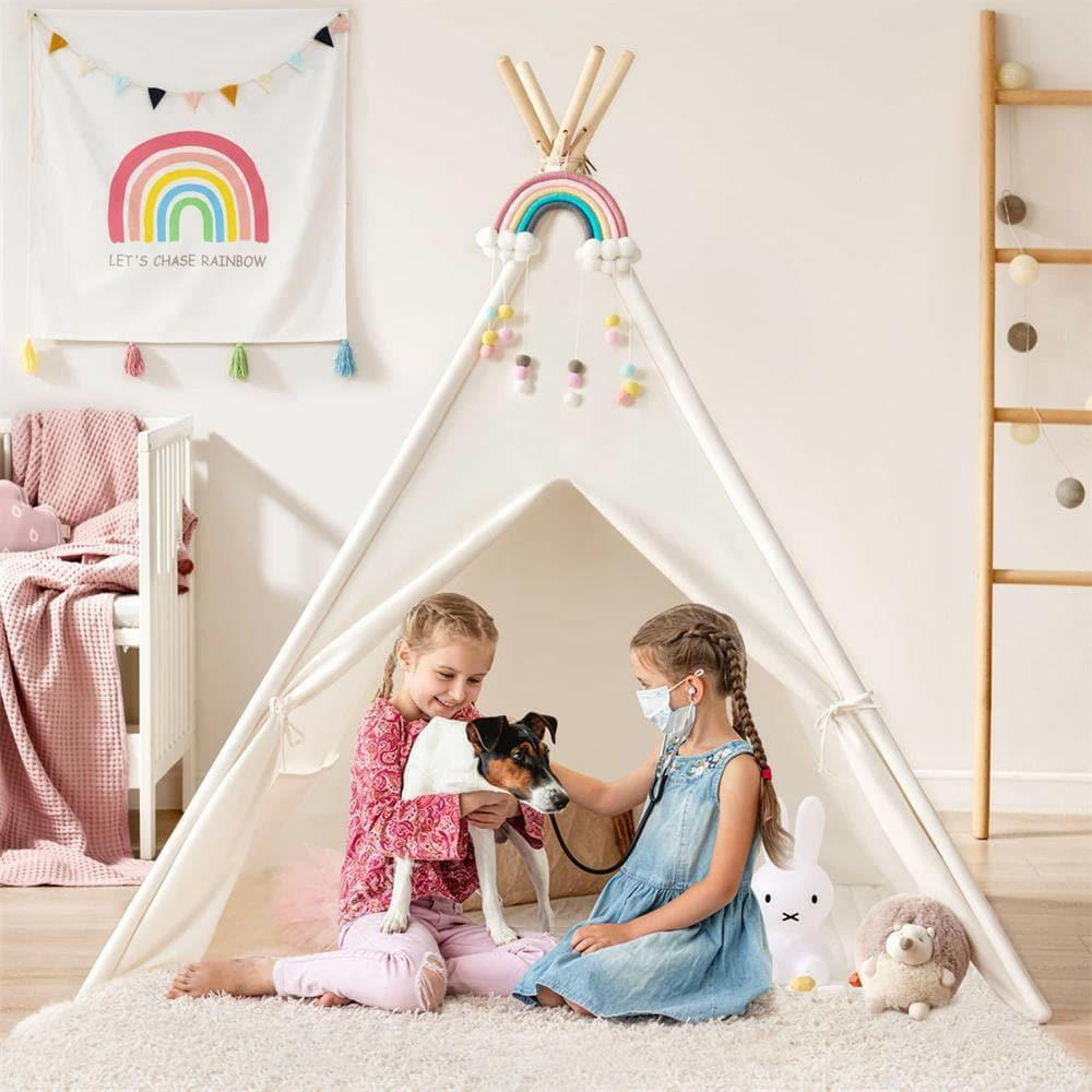 Tiny Land® Teepee for Kids with Mat Tent Tiny Land
