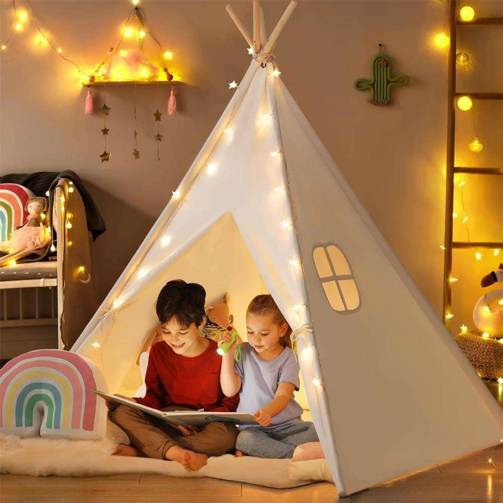 Tiny Land® Teepee for Kids with Mat Tent Tiny Land