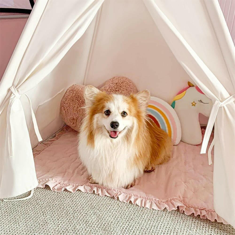 Tiny Land® Teepee for Kids with Mat Tent Tiny Land
