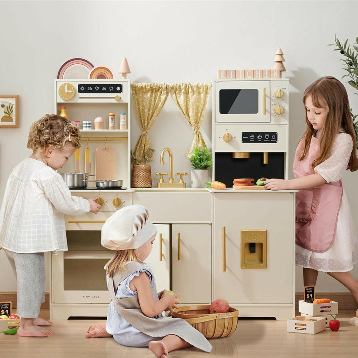 Tiny Land® Trendy Home Style Play Kitchen Toy Tiny Land