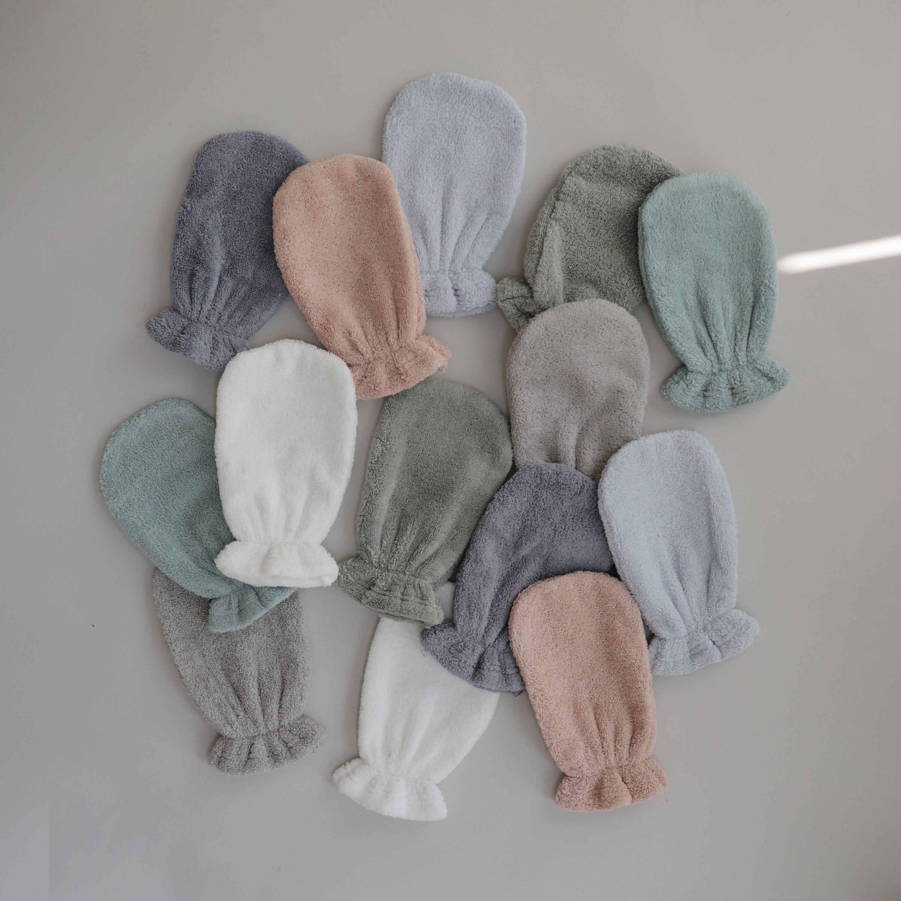 Organic Cotton Bath Mitt 2-Pack Bath Mitt Mushie