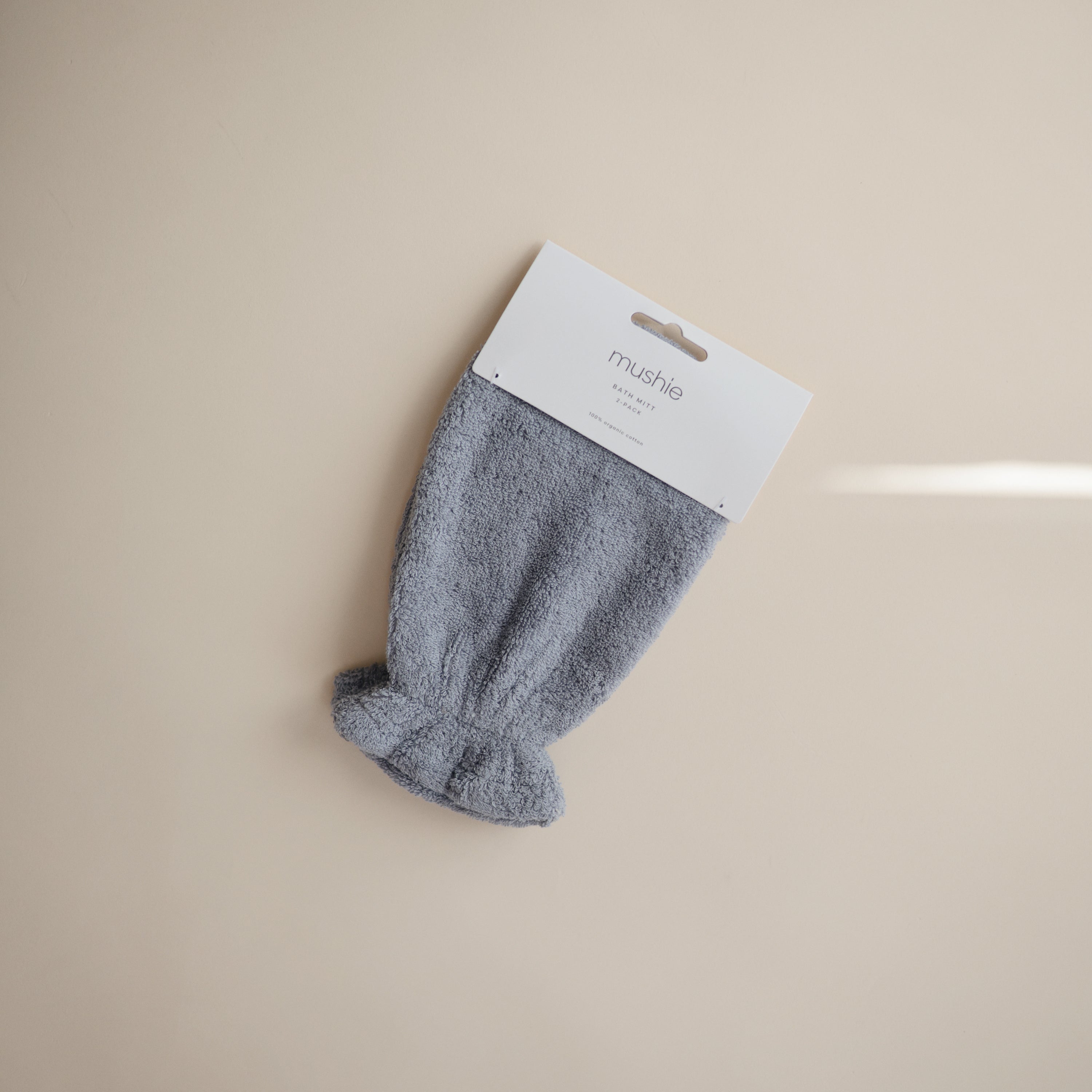 Organic Cotton Bath Mitt 2-Pack Bath Mitt Mushie