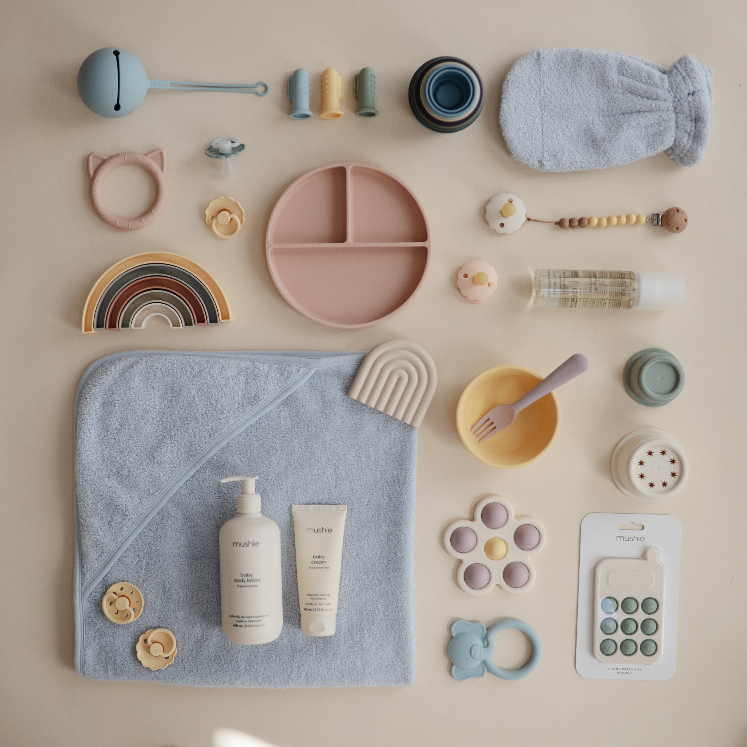 Silicone Pacifier Clip | Eva Pacifier Clip Mushie