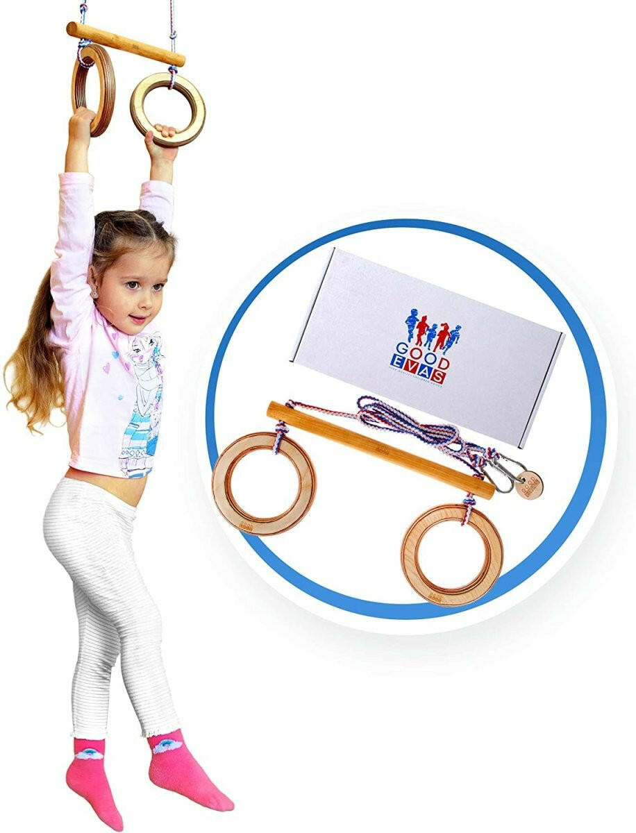 Trapeze swing bar with rings Single Swing Goodevas Default Title