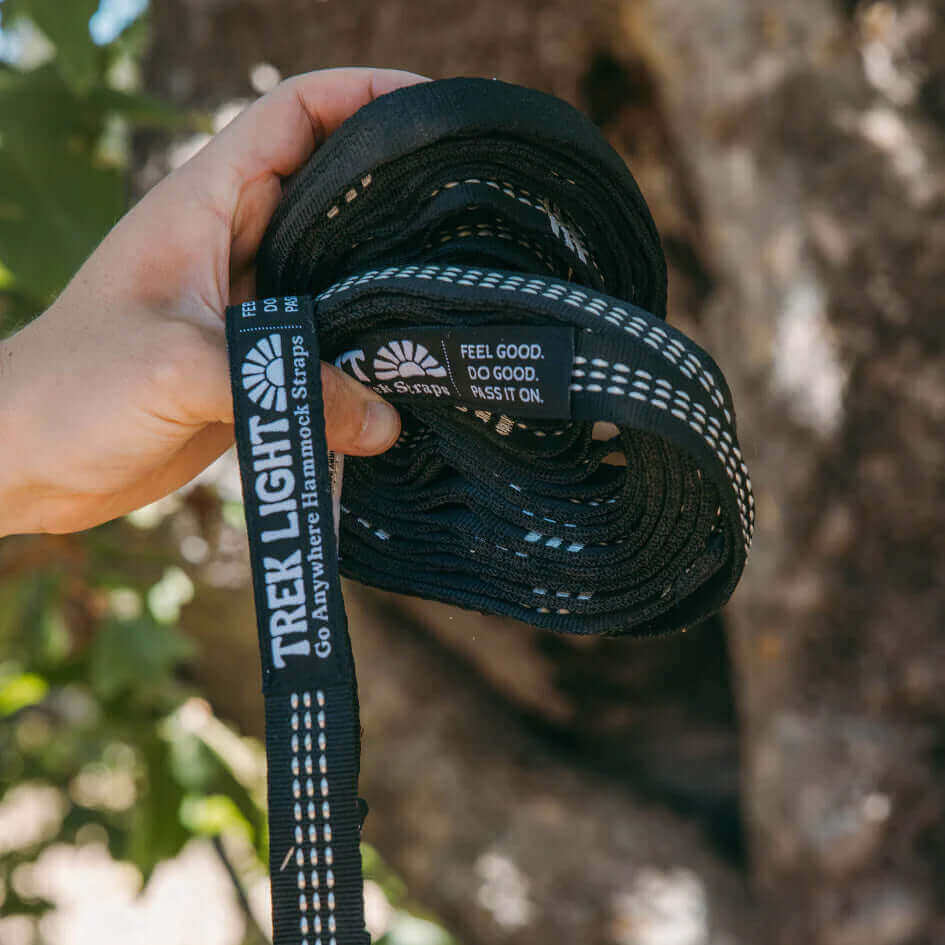 Double Hammock & Pro Hanging Straps (Aqua & Charcoal)