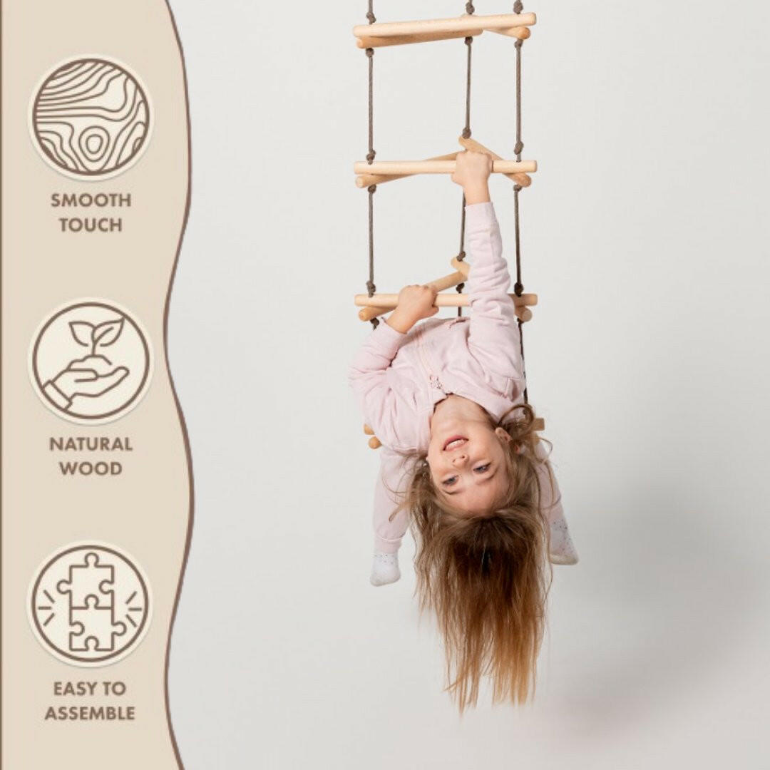 Triangle rope ladder for kids Single Swing Goodevas