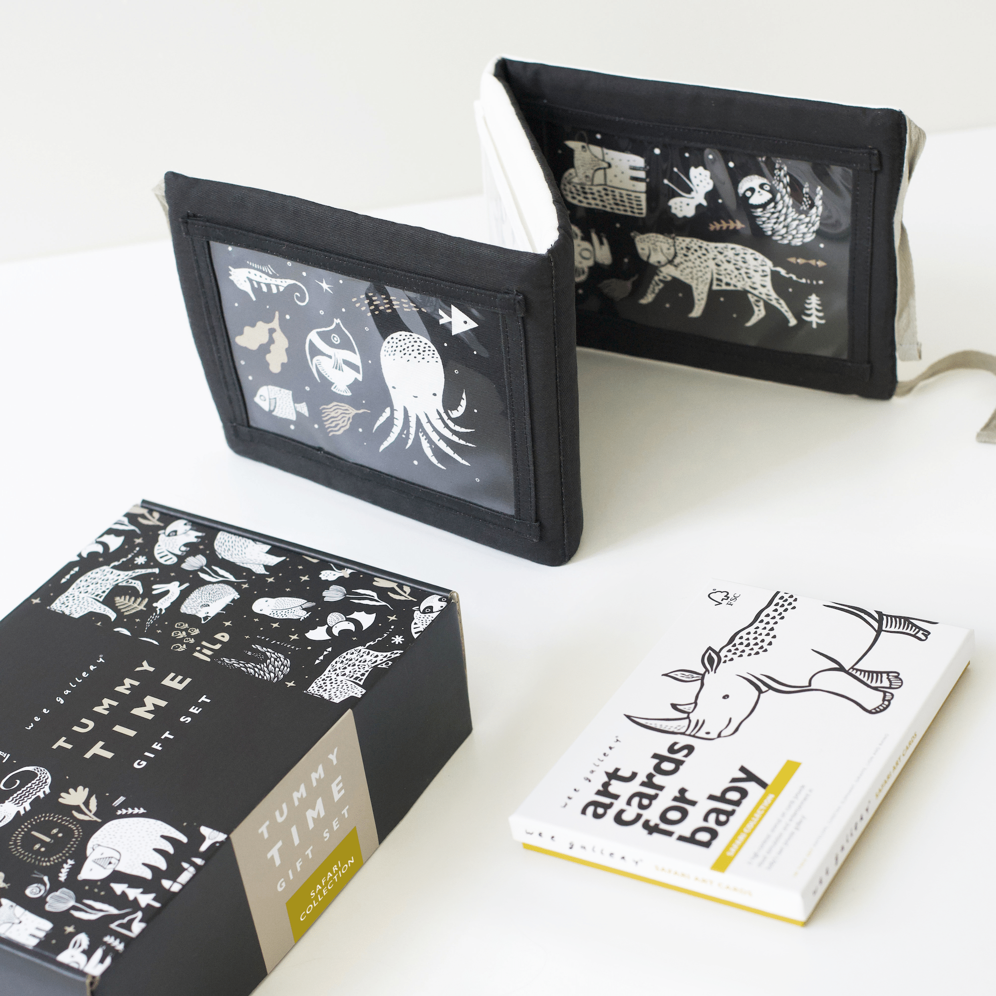 Baby Tummy Time Gallery with Mirror Gift Set