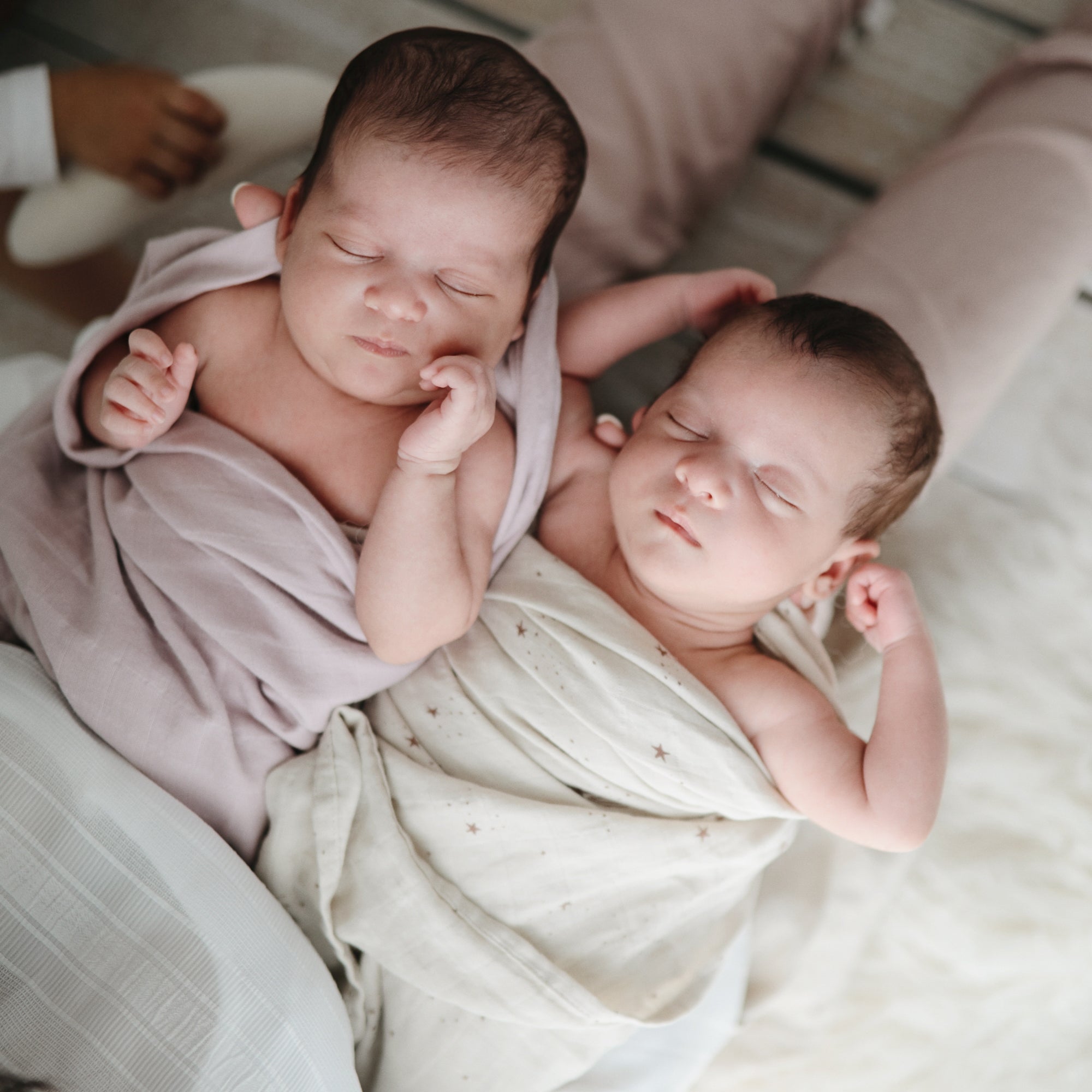 Organic Cotton Muslin Swaddle Blanket Swaddle Mushie