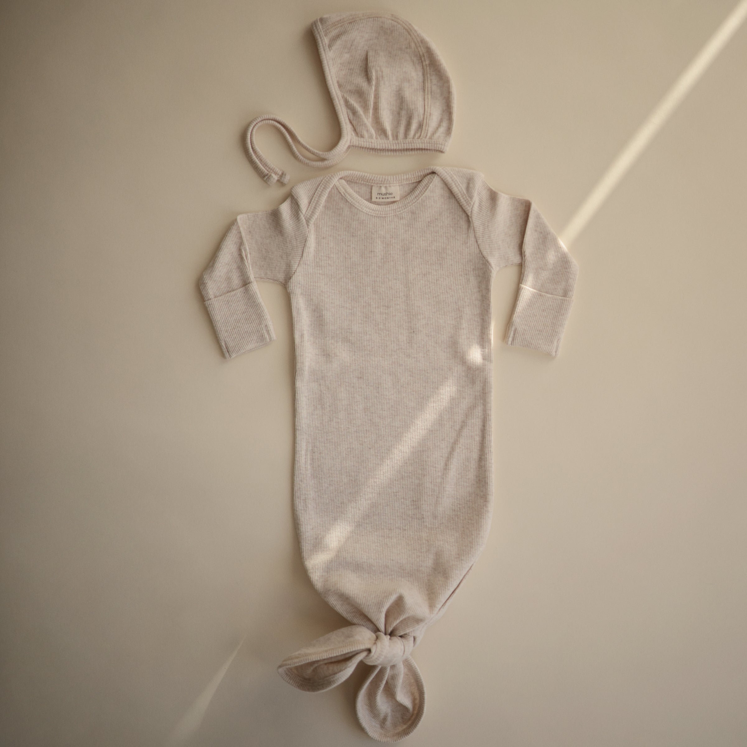 Ribbed Baby Bonnet Baby Clothes Mushie