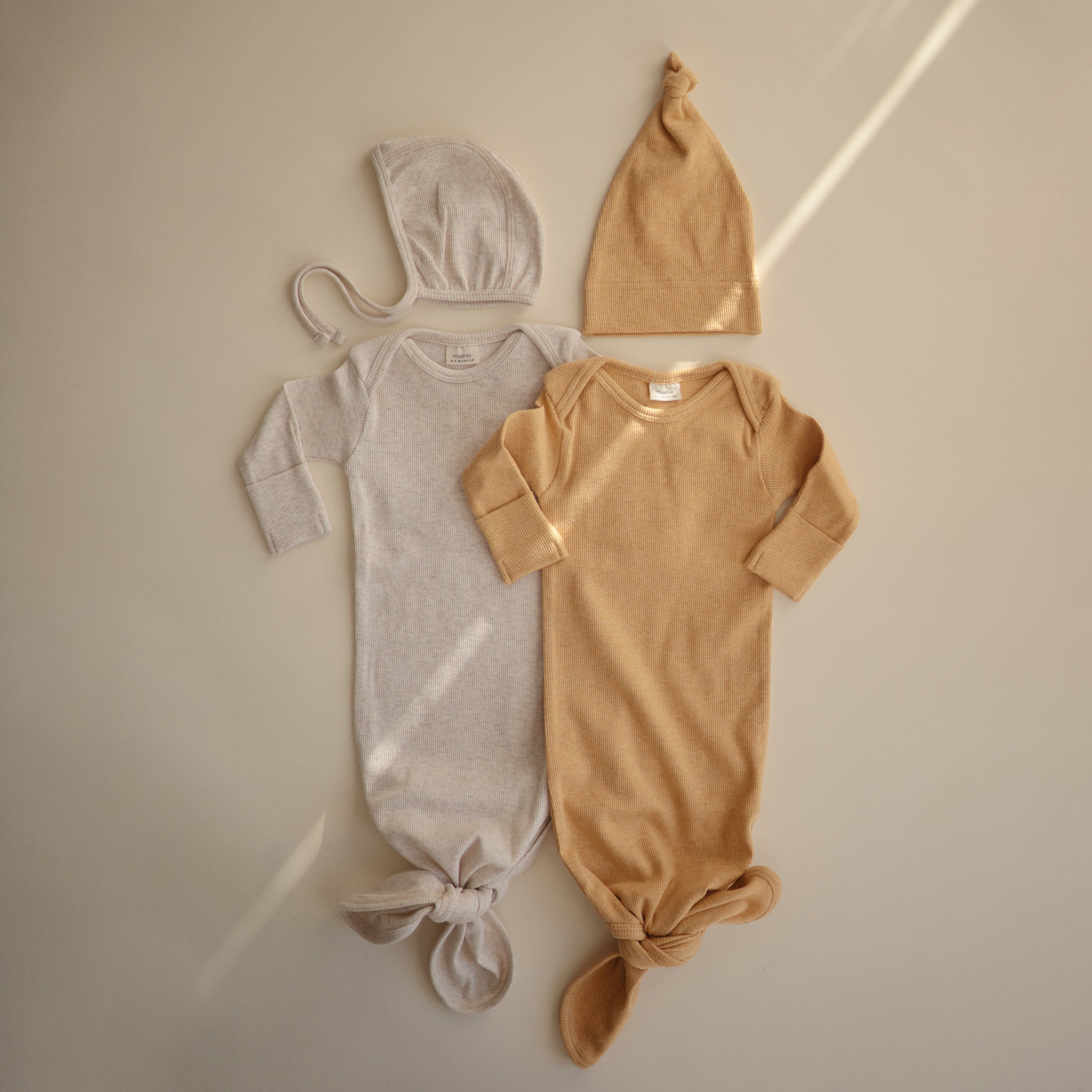 Ribbed Baby Beanie Baby Clothes Mushie