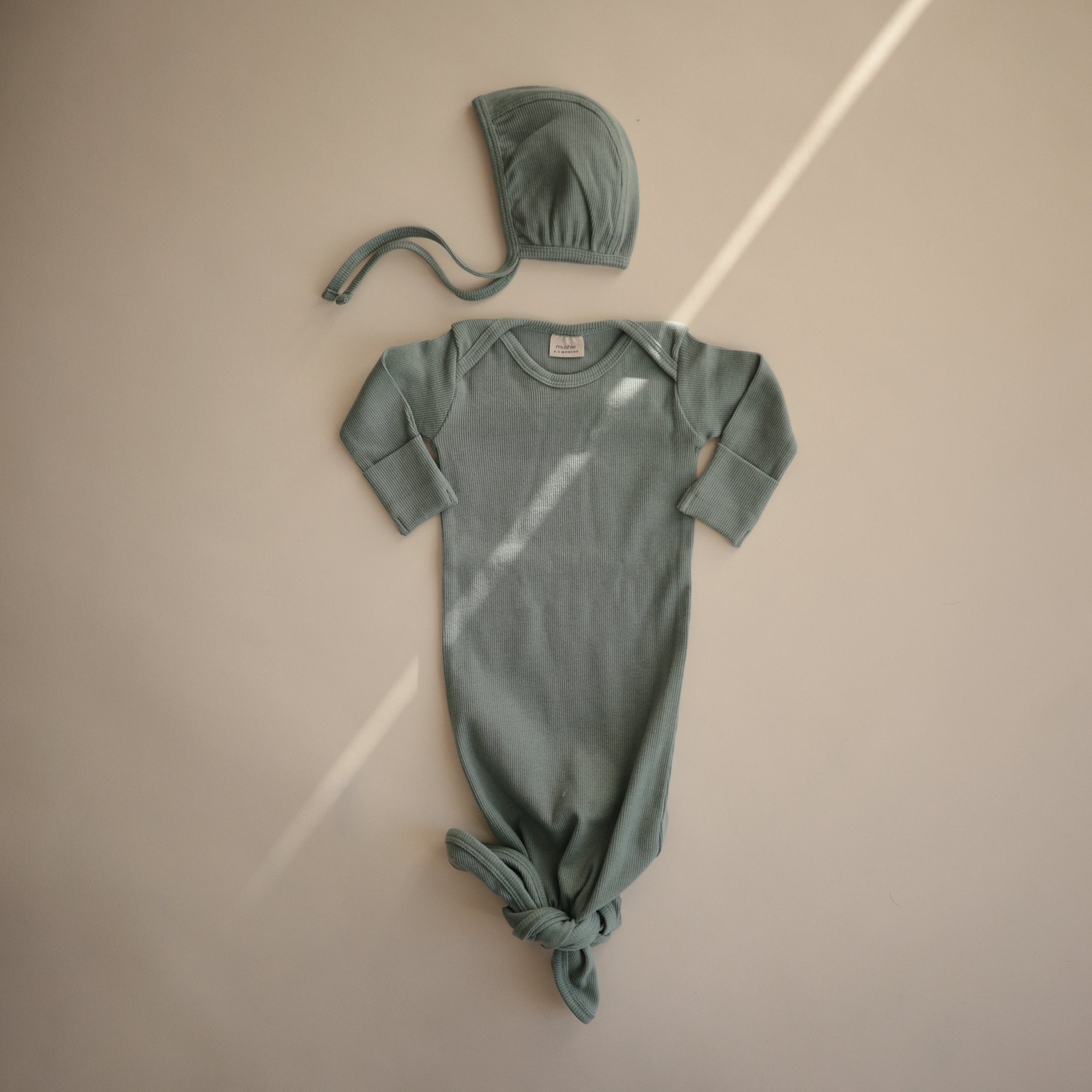 Ribbed Baby Bonnet Baby Clothes Mushie