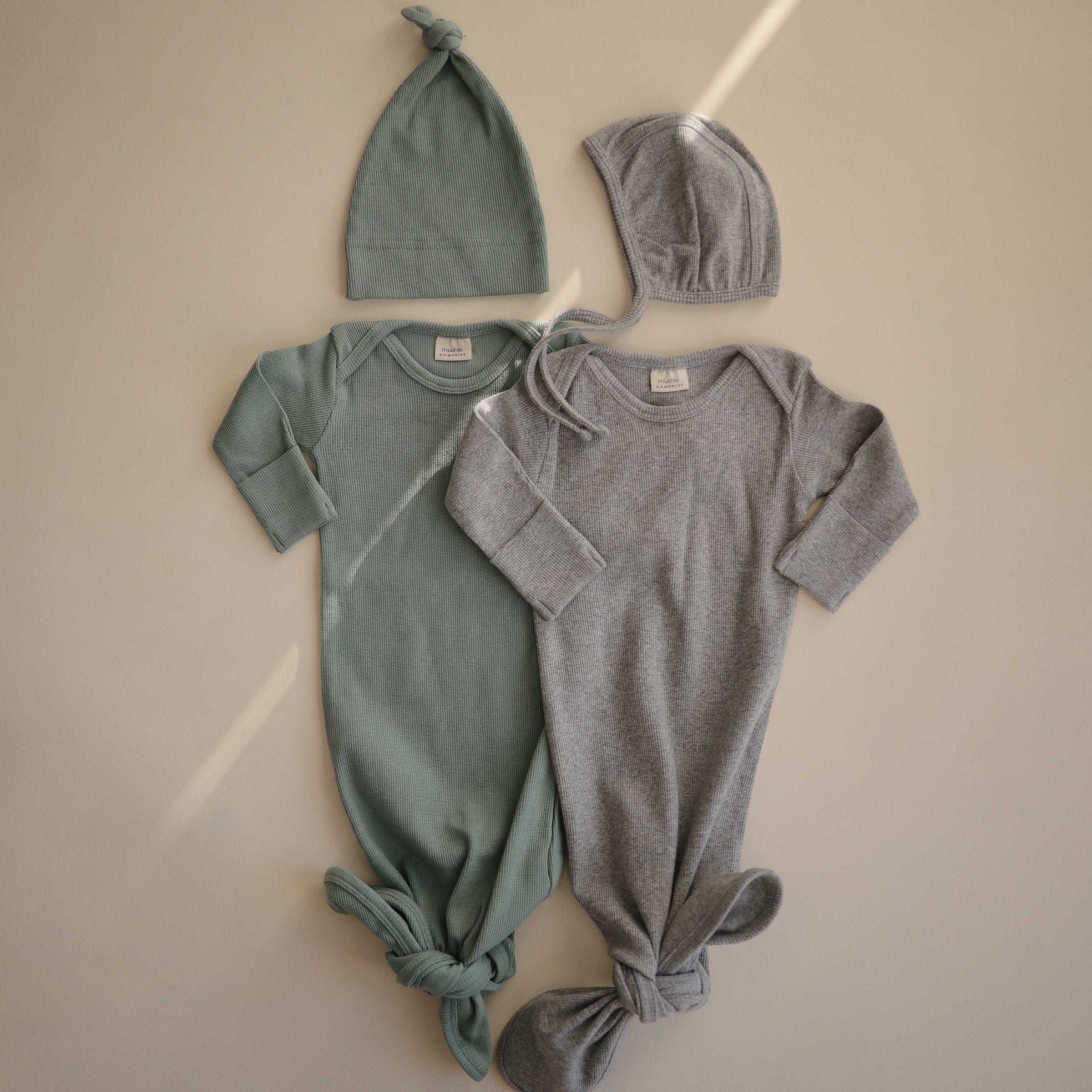 Ribbed Baby Beanie Baby Clothes Mushie
