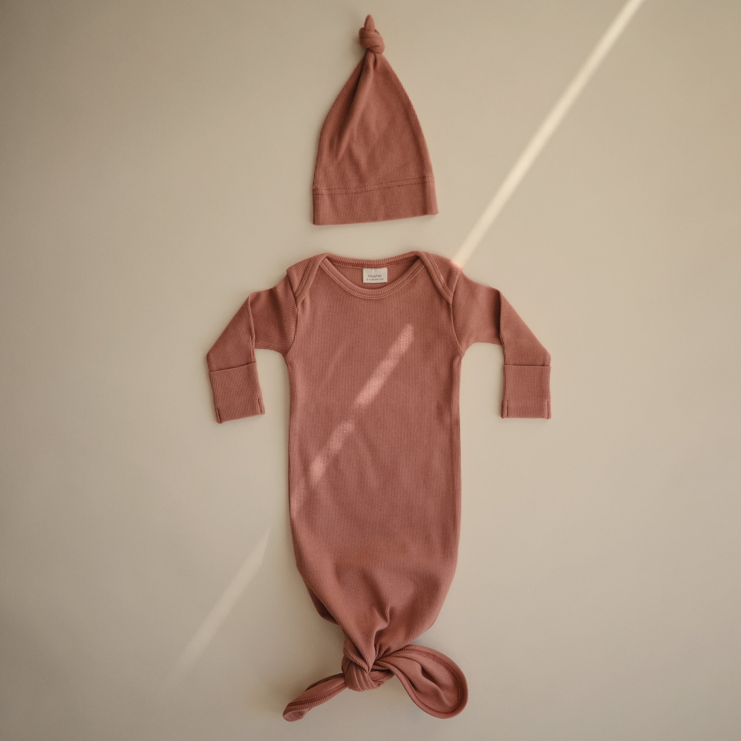 Ribbed Baby Beanie Baby Clothes Mushie