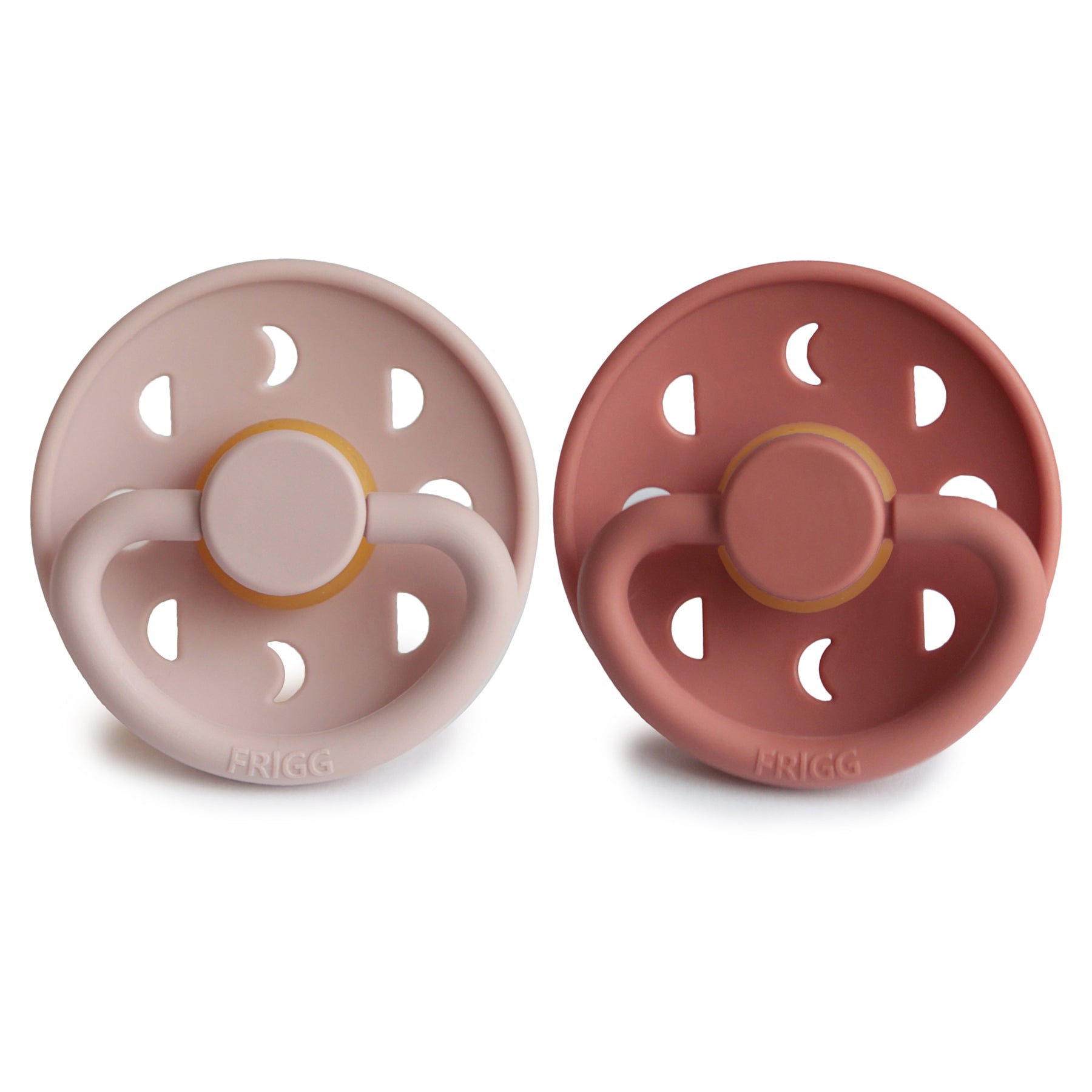 FRIGG Moon Natural Rubber Pacifier 2-Pack FRIGG PACIFIERS Mushie